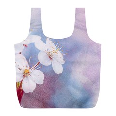 Pink Mist Of Sakura Full Print Recycle Bags (l)  by FunnyCow