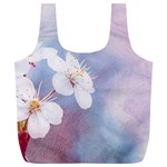 Pink Mist Of Sakura Full Print Recycle Bags (L)  Front