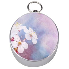 Pink Mist Of Sakura Silver Compasses by FunnyCow