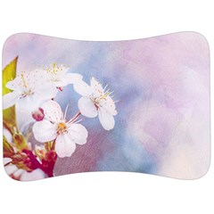 Pink Mist Of Sakura Velour Seat Head Rest Cushion by FunnyCow