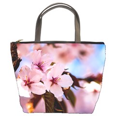 Three Sakura Flowers Bucket Bags by FunnyCow