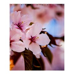 Three Sakura Flowers Shower Curtain 60  X 72  (medium)  by FunnyCow