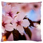 Three Sakura Flowers Large Cushion Case (Two Sides) Front