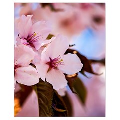 Three Sakura Flowers Drawstring Bag (small) by FunnyCow