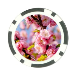 Flowering Almond Flowersg Poker Chip Card Guard by FunnyCow