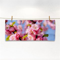 Flowering Almond Flowersg Hand Towel by FunnyCow