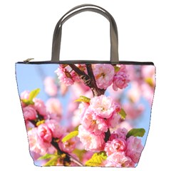 Flowering Almond Flowersg Bucket Bags by FunnyCow