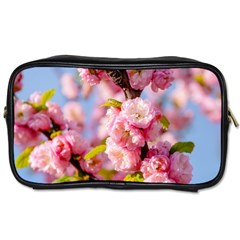 Flowering Almond Flowersg Toiletries Bags by FunnyCow