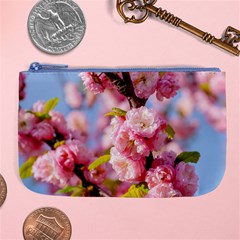 Flowering Almond Flowersg Large Coin Purse by FunnyCow