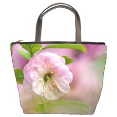 Single Almond Flower Bucket Bags by FunnyCow