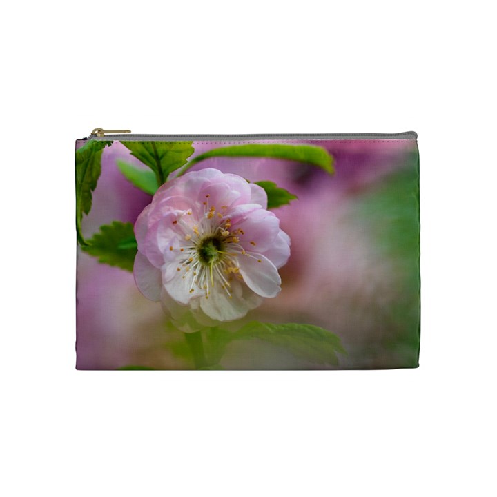 Single Almond Flower Cosmetic Bag (Medium)