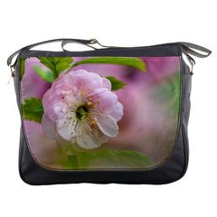 Single Almond Flower Messenger Bags by FunnyCow