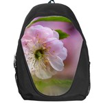 Single Almond Flower Backpack Bag Front