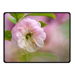 Single Almond Flower Double Sided Fleece Blanket (Small)  45 x34  Blanket Front