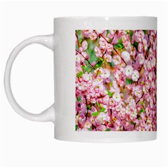 Almond Tree In Bloom White Mugs by FunnyCow