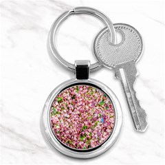 Almond Tree In Bloom Key Chains (round)  by FunnyCow