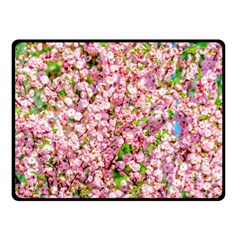 Almond Tree In Bloom Fleece Blanket (small) by FunnyCow