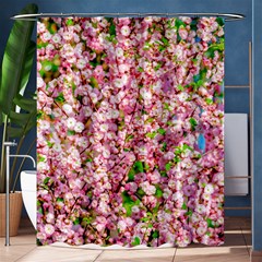 Almond Tree In Bloom Shower Curtain 60  X 72  (medium)  by FunnyCow