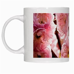 Blooming Almond At Sunset White Mugs by FunnyCow