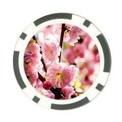 Blooming Almond At Sunset Poker Chip Card Guard by FunnyCow