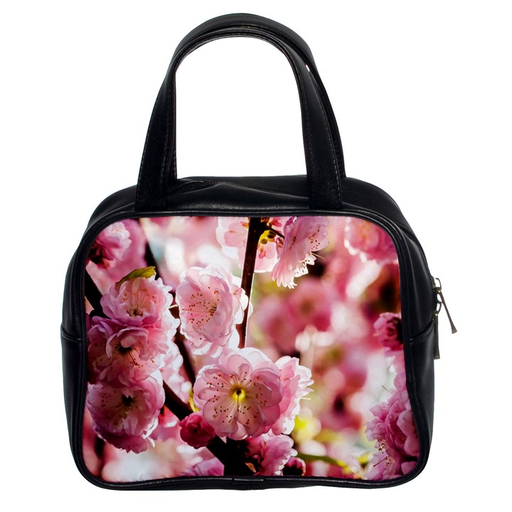 Blooming Almond At Sunset Classic Handbags (2 Sides)