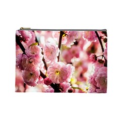 Blooming Almond At Sunset Cosmetic Bag (large) by FunnyCow