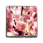 Blooming Almond At Sunset Memory Card Reader (Square 5 Slot) Front