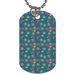 Teal Hats Dog Tag (One Side) Front