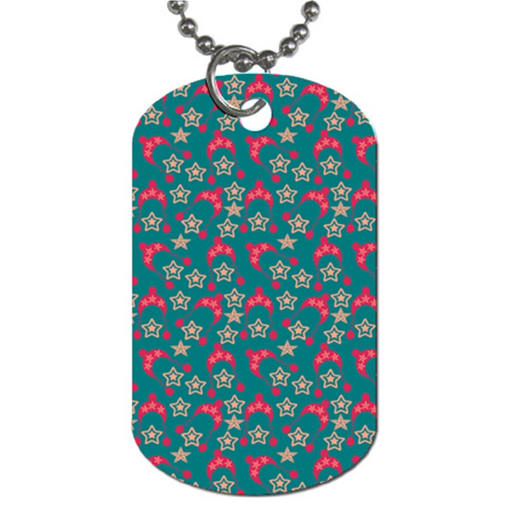 Teal Hats Dog Tag (One Side)