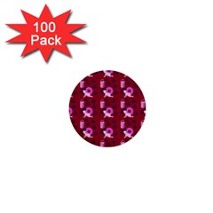 Punk Baby Red 1  Mini Buttons (100 Pack)  by snowwhitegirl