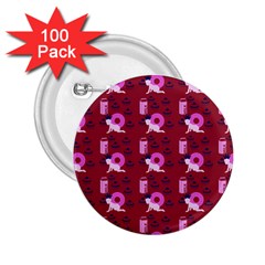 Punk Baby Red 2 25  Buttons (100 Pack)  by snowwhitegirl