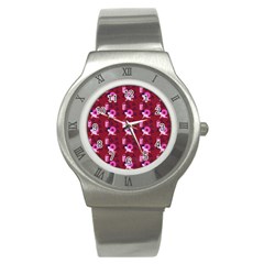 Punk Baby Red Stainless Steel Watch by snowwhitegirl