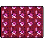 Punk Baby Red Fleece Blanket (Large)  80 x60  Blanket Front