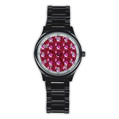 Punk Baby Red Stainless Steel Round Watch by snowwhitegirl