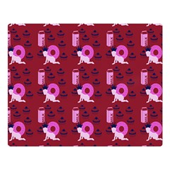 Punk Baby Red Double Sided Flano Blanket (large)  by snowwhitegirl