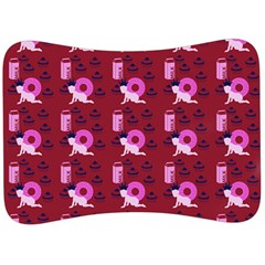 Punk Baby Red Velour Seat Head Rest Cushion