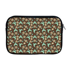 Brown With Blue Hats Apple Macbook Pro 17  Zipper Case by snowwhitegirl