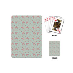 Mauve Winter Hat Playing Cards (mini)  by snowwhitegirl