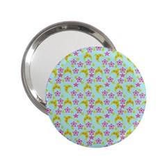 Blue Star Yellow Hats 2 25  Handbag Mirrors by snowwhitegirl