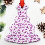 Violet Winter Hats Ornament (Christmas Tree)  Front