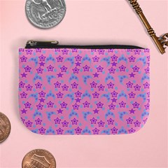 Pink Star Blue Hats Mini Coin Purses by snowwhitegirl