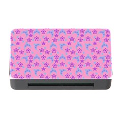 Pink Star Blue Hats Memory Card Reader With Cf by snowwhitegirl