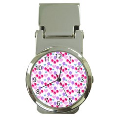 Pastel Cherries Money Clip Watches by snowwhitegirl