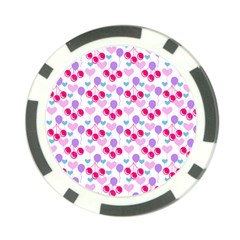 Pastel Cherries Poker Chip Card Guard (10 Pack) by snowwhitegirl