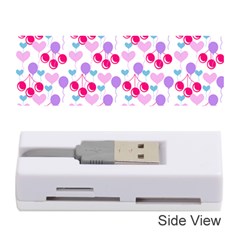 Pastel Cherries Memory Card Reader (stick) by snowwhitegirl