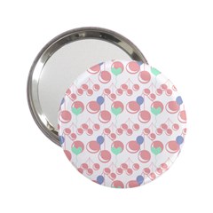 Bubblegum Cherry White 2 25  Handbag Mirrors by snowwhitegirl