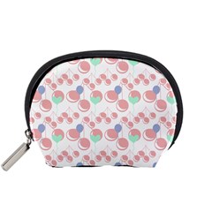 Bubblegum Cherry White Accessory Pouches (small)  by snowwhitegirl