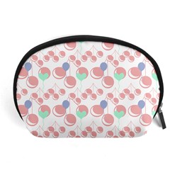 Bubblegum Cherry White Accessory Pouches (large)  by snowwhitegirl