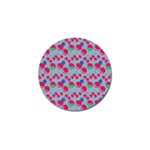 Bubblegum Cherry Blue Golf Ball Marker (10 pack) Front