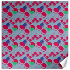 Bubblegum Cherry Blue Canvas 20  X 20   by snowwhitegirl